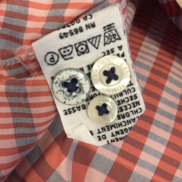 TOMMY BAHAMA | orange plaid button up shirt - Picture 10 of 10